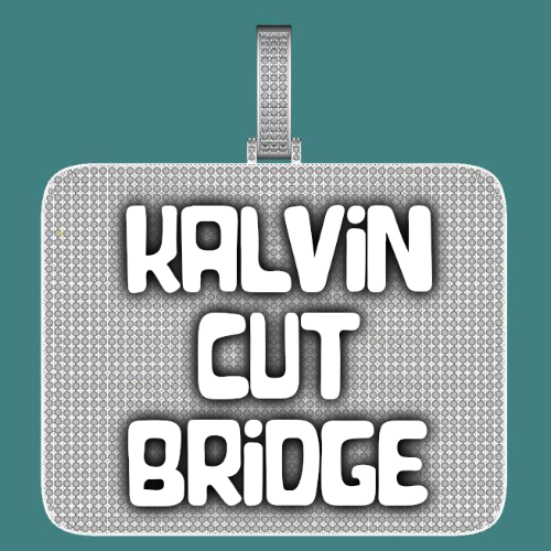 CUSTOM LETTER NECKLACE 3D BIG SQUARE