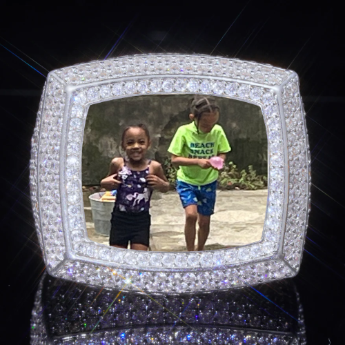 3D CUSTOM PICTURE ICED RING