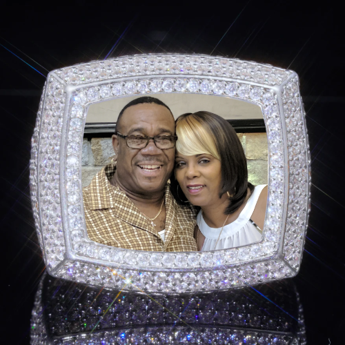3D CUSTOM PICTURE ICED RING
