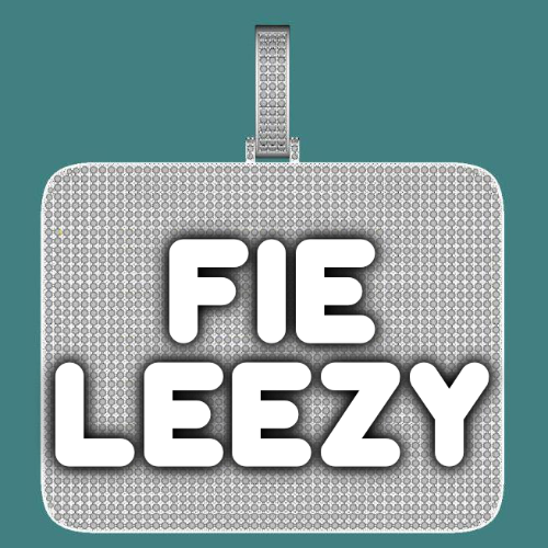 CUSTOM LETTER NECKLACE 3D BIG SQUARE