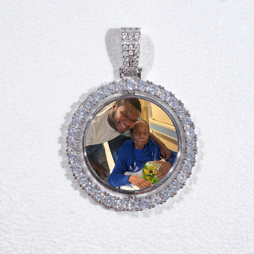 3D Spinning 2-Faced Custom Picture Pendant