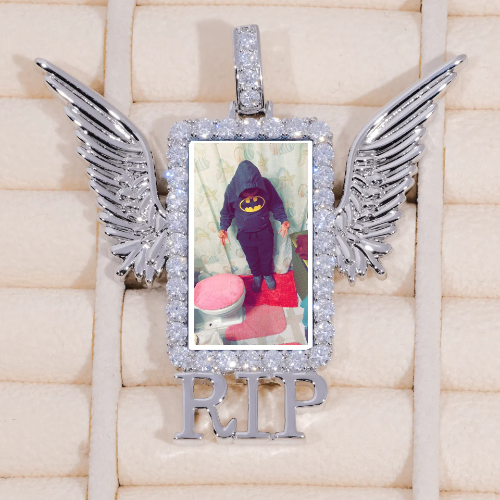 RIP WING 3D CUSTOM PICTURE PENDANT