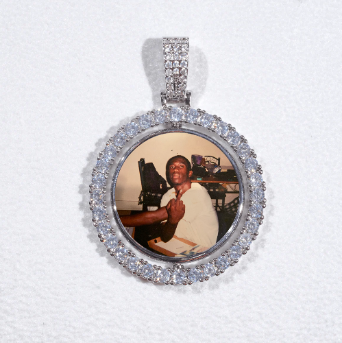 3D Spinning 2-Faced Custom Picture Pendant