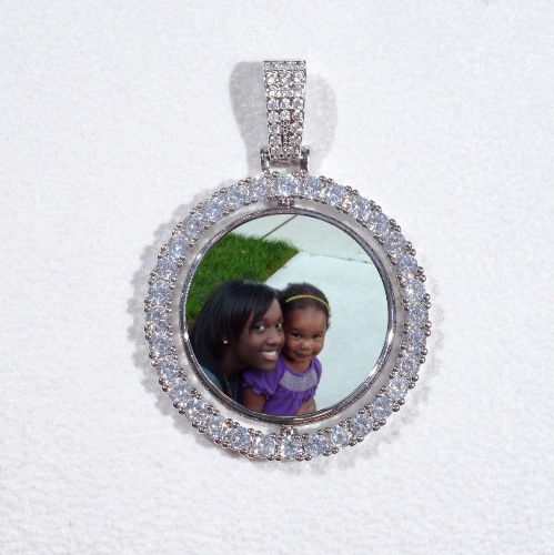 3D Spinning 2-Faced Custom Picture Pendant