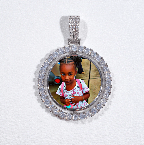 3D Spinning 2-Faced Custom Picture Pendant