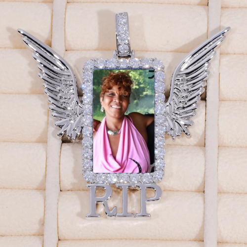 RIP WING 3D CUSTOM PICTURE PENDANT