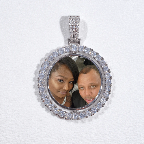 3D Spinning 2-Faced Custom Picture Pendant