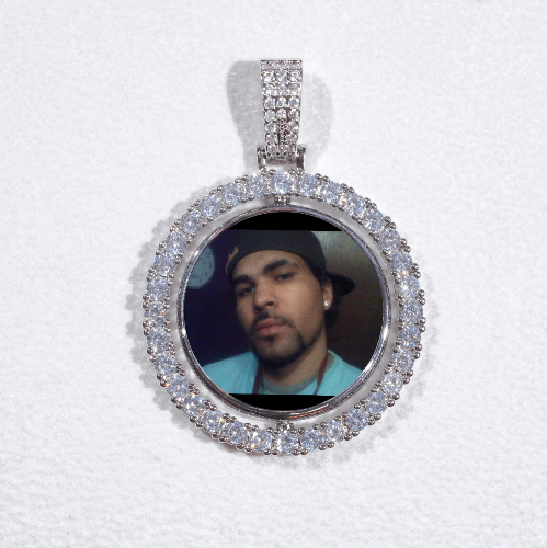 3D Spinning 2-Faced Custom Picture Pendant