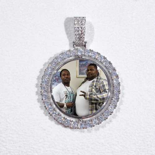 3D Spinning 2-Faced Custom Picture Pendant