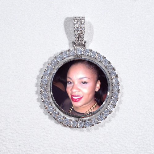 3D Spinning 2-Faced Custom Picture Pendant