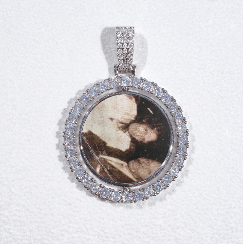 3D Spinning 2-Faced Custom Picture Pendant