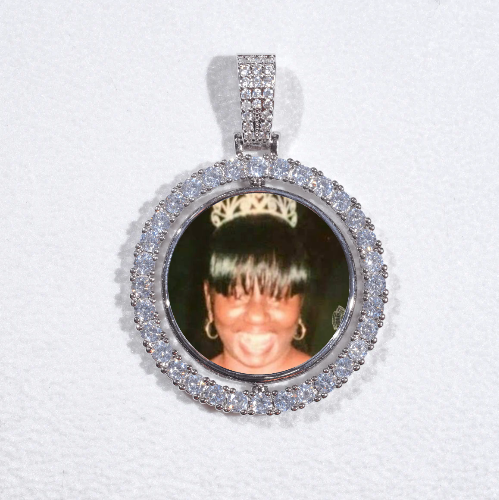 3D Spinning 2-Faced Custom Picture Pendant