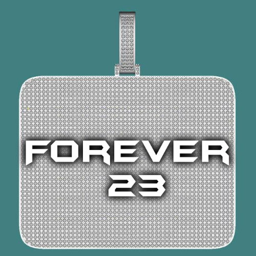 CUSTOM LETTER NECKLACE 3D BIG SQUARE