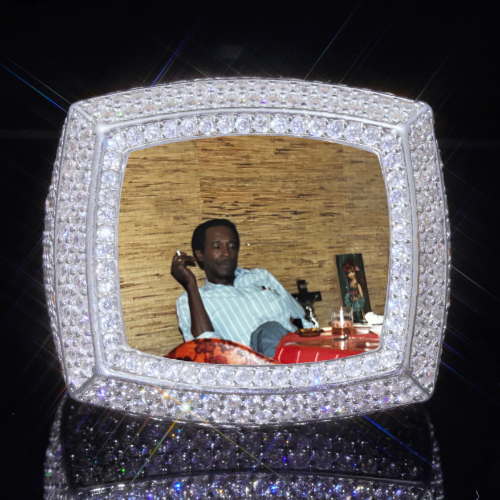 3D CUSTOM PICTURE ICED RING