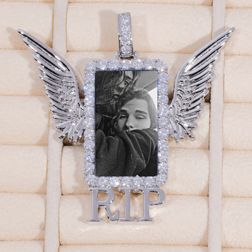 RIP WING 3D CUSTOM PICTURE PENDANT