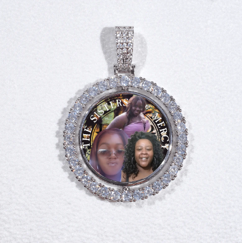 3D Spinning 2-Faced Custom Picture Pendant