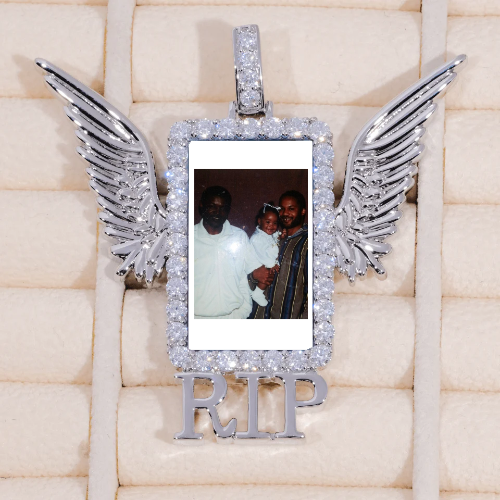 RIP WING 3D CUSTOM PICTURE PENDANT