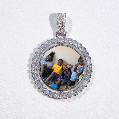 3D Spinning 2-Faced Custom Picture Pendant