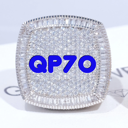 CUSTOM LETTER 3D ICED RING