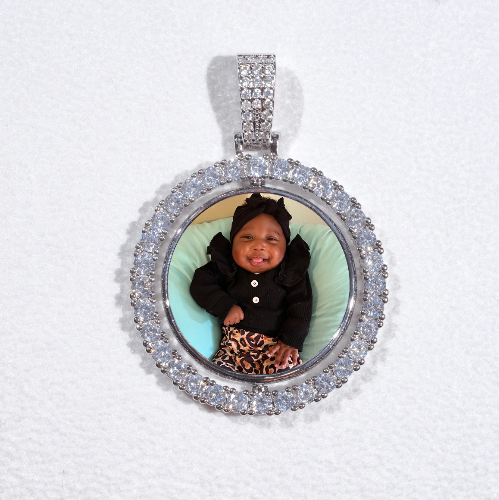 3D Spinning 2-Faced Custom Picture Pendant