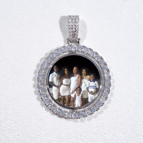 3D Spinning 2-Faced Custom Picture Pendant