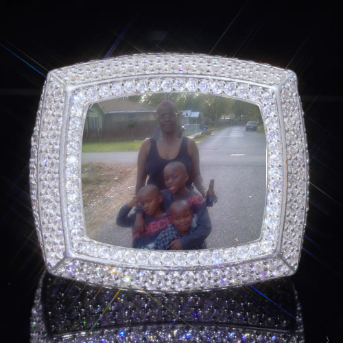 3D CUSTOM PICTURE ICED RING