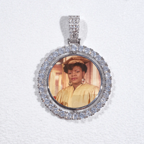 3D Spinning 2-Faced Custom Picture Pendant