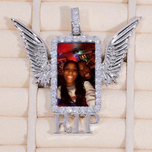 RIP WING 3D CUSTOM PICTURE PENDANT