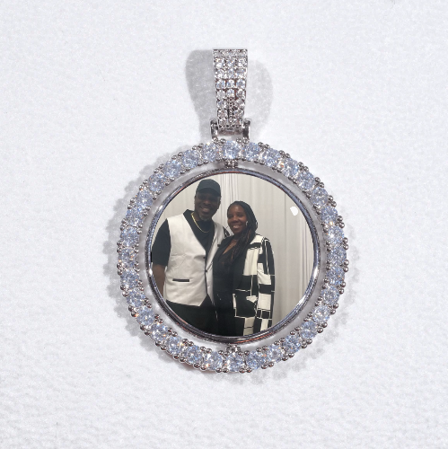 3D Spinning 2-Faced Custom Picture Pendant