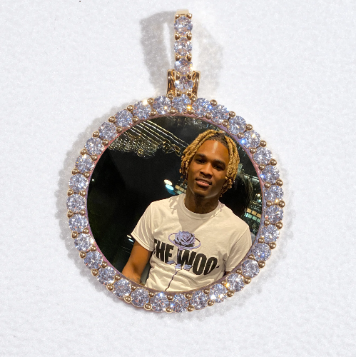 3D CIRCLE CUSTOM PICTURE PENDANT SMALL SIZE