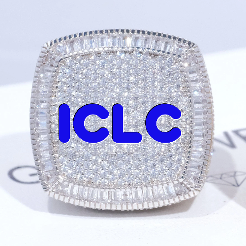 CUSTOM LETTER 3D ICED RING