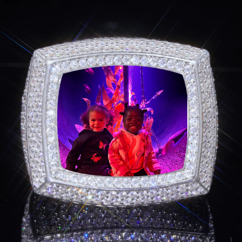 3D CUSTOM PICTURE ICED RING
