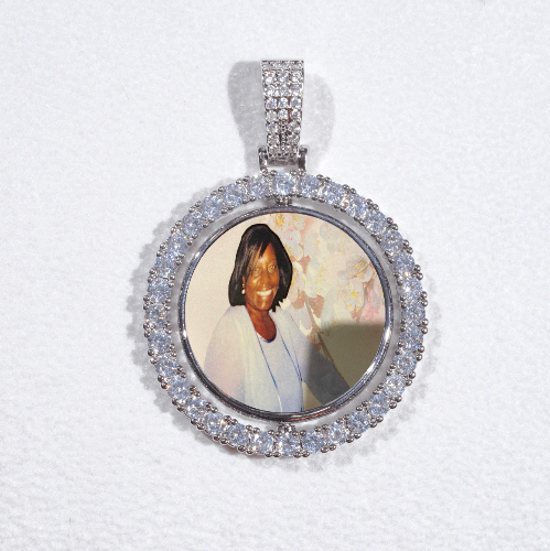 3D Spinning 2-Faced Custom Picture Pendant