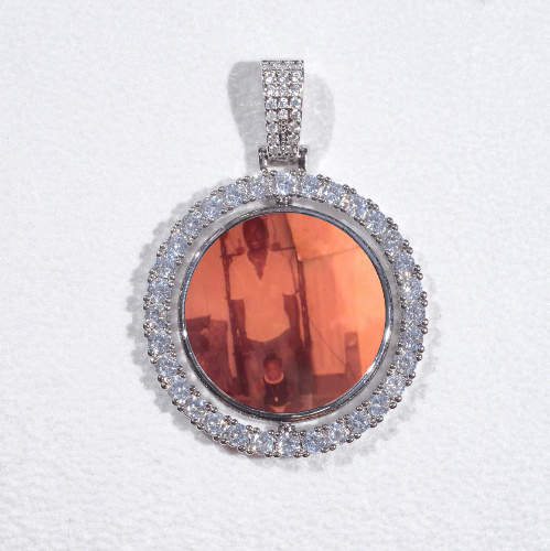 3D Spinning 2-Faced Custom Picture Pendant