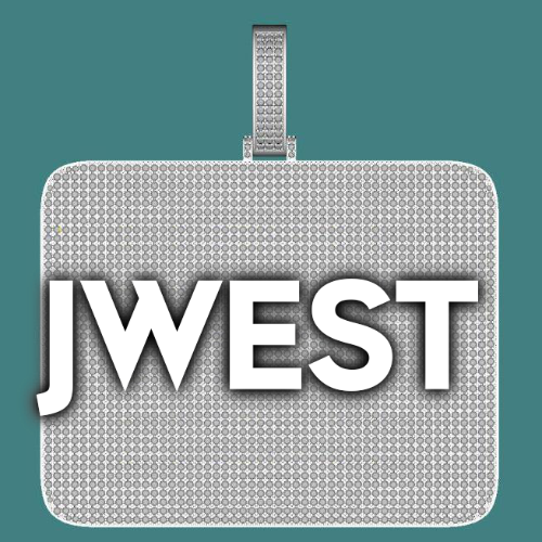 CUSTOM LETTER NECKLACE 3D BIG SQUARE