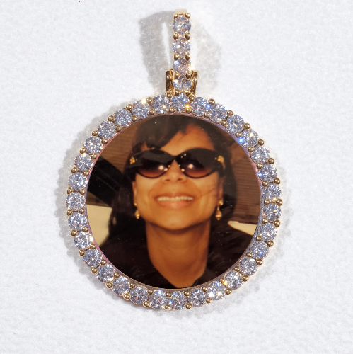 3D CIRCLE CUSTOM PICTURE PENDANT SMALL SIZE