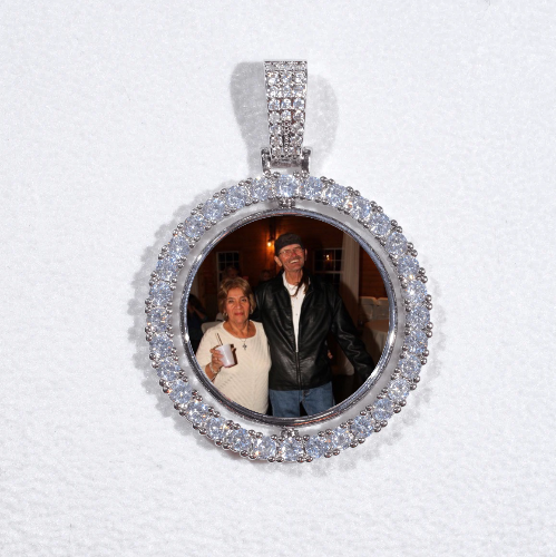 3D Spinning 2-Faced Custom Picture Pendant
