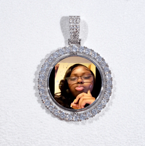 3D Spinning 2-Faced Custom Picture Pendant