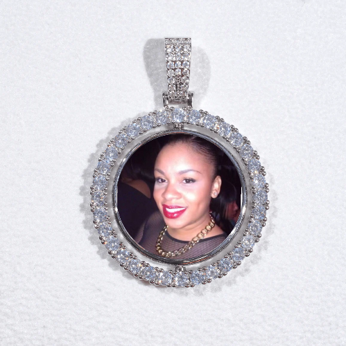 3D Spinning 2-Faced Custom Picture Pendant