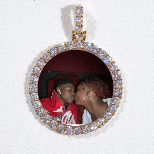 3D CIRCLE CUSTOM PICTURE PENDANT SMALL SIZE