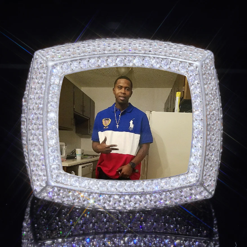 3D CUSTOM PICTURE ICED RING