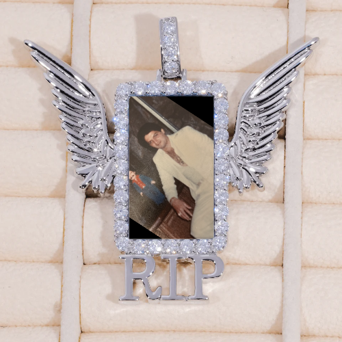 RIP WING 3D CUSTOM PICTURE PENDANT