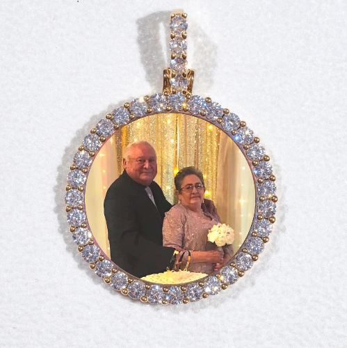 3D CIRCLE CUSTOM PICTURE PENDANT SMALL SIZE