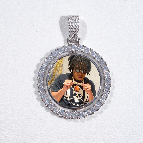 3D Spinning 2-Faced Custom Picture Pendant