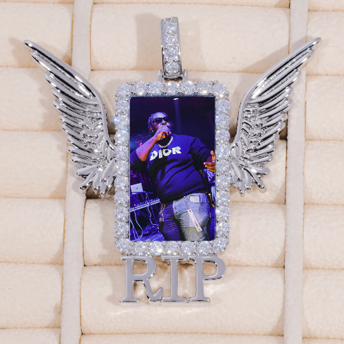 RIP WING 3D CUSTOM PICTURE PENDANT