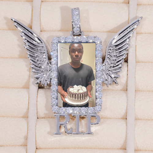 RIP WING 3D CUSTOM PICTURE PENDANT