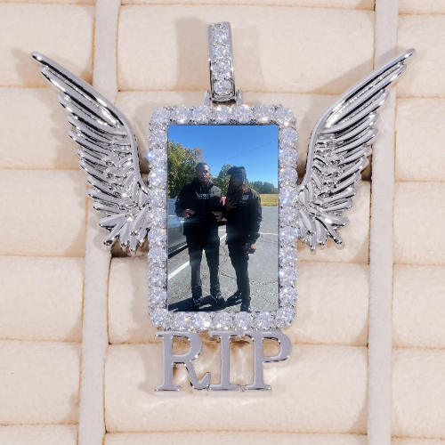 RIP WING 3D CUSTOM PICTURE PENDANT