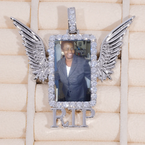 RIP WING 3D CUSTOM PICTURE PENDANT