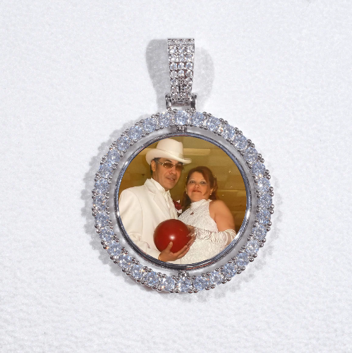 3D Spinning 2-Faced Custom Picture Pendant