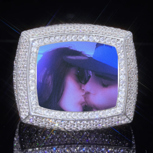 3D CUSTOM PICTURE ICED RING